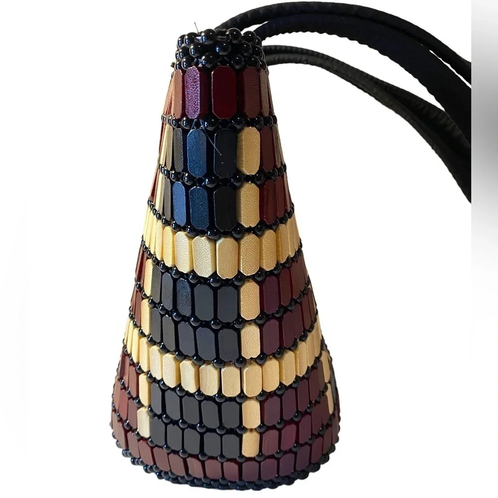 Handmade from Bamboo & Beads Shoulder Bag New